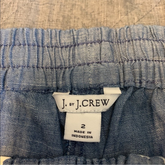 J Crew Drawstring Denim Pants - Picture 3 of 5